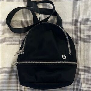 lululemon athletica Black City Adventurer Micro Backpack